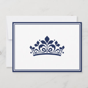 Cadeau Kroon Plat Notitiekaart Notitiekaartje