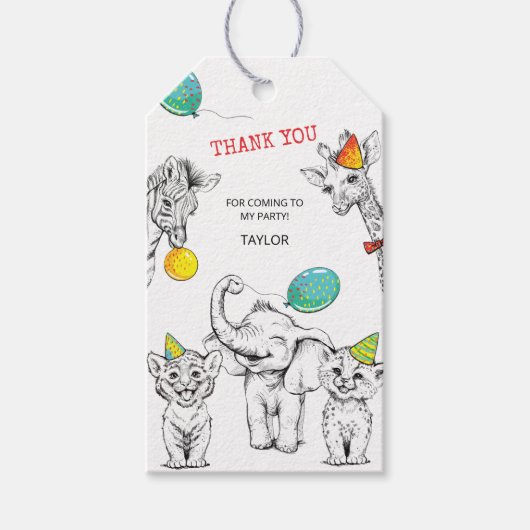 Cadeau Label 5e Jubileum Party Cadeaulabel (Voorkant)