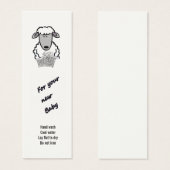 Cadeau label -baby (2) mini visitekaartjes (Voorkant /achterkant)