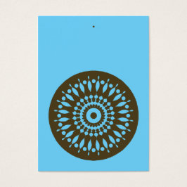 Cadeau Label - Blauw & Bruin Visitekaartje