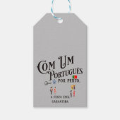 Cadeau Label Com um Portugues por perto Cadeaulabel (Voorkant)