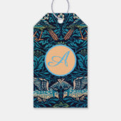 Cadeau Label Custom Initiaal WILLIAM MORRIS Cadeaulabel (Voorkant)