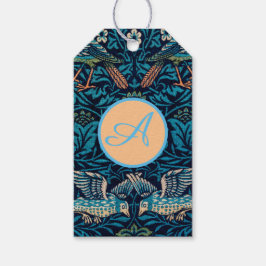 Cadeau Label Custom Initiaal WILLIAM MORRIS Cadeaulabel