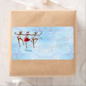 CADEAU LABEL DANSEN RENDIEREN door SHARON SHARPE (Insitu)