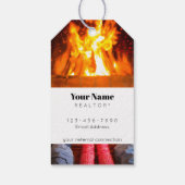 Cadeau Label - December - Warm en Gezellig Cadeaulabel (Achterkant)