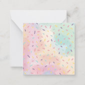 Cadeau Label gepersonaliseerd Notitiekaartje (Achterkant)