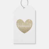 Cadeau Label - Heart Fab bruidsmeisje Cadeaulabel (Voorkant)