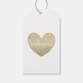 Cadeau Label - Heart Fab bruidsmeisje Cadeaulabel