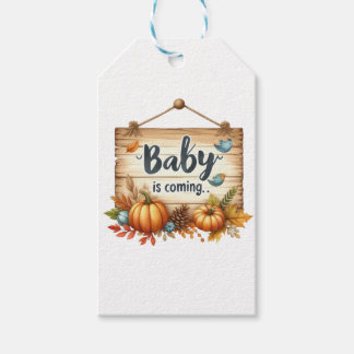 Cadeau Label-Herfst Baby shower Cadeau Labels Cadeaulabel