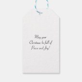 Cadeau Label - Ink Drawn Christmas Orb Cadeaulabel (Achterkant)