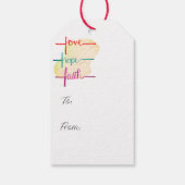 Cadeau Label Liefde, Hoop, Geloof Cadeaulabel (Achterkant)