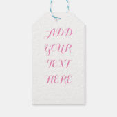 Cadeau label, Lips xoxo. Cadeaulabel (Achterkant)