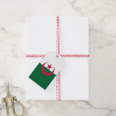 Cadeau Label met Algerijnse vlag Cadeaulabel (Met Touw)