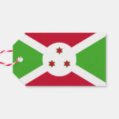 Cadeau Label met Burundese vlag Cadeaulabel (Achterkant Horizontaal)