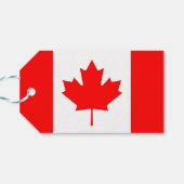 Cadeau Label met Canadese vlag Cadeaulabel (Achterkant Horizontaal)