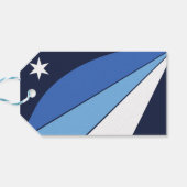 Cadeau Label met de vlag van Columbia, SC Cadeaulabel (Achterkant Horizontaal)