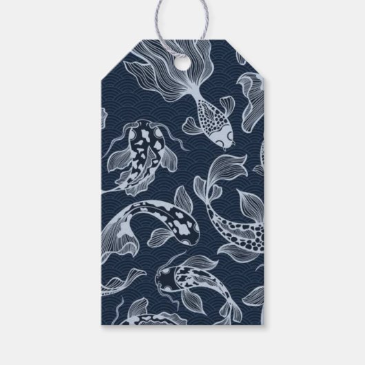 Cadeau Label met Fish & Marine Life | op de oceaan Cadeaulabel (Voorkant)