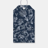 Cadeau Label met Fish & Marine Life | op de oceaan Cadeaulabel (Achterkant)