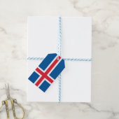 Cadeau Label met IJslandse vlag Cadeaulabel (Met Touw)