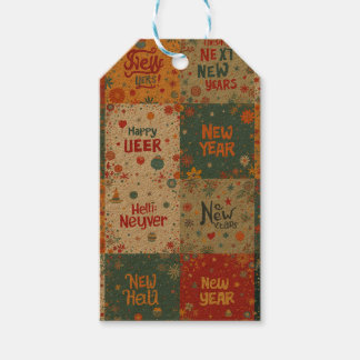 Cadeau Label met Nieuwjaar vibe Cadeaulabel