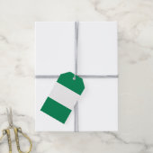 Cadeau Label met Nigeriaanse vlag Cadeaulabel (Met Touw)