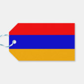 Cadeau Label met vlag van Armenië Cadeaulabel (Achterkant Horizontaal)