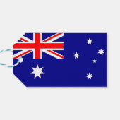 Cadeau Label met vlag van Australië Cadeaulabel (Achterkant Horizontaal)