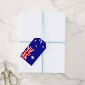Cadeau Label met vlag van Australië Cadeaulabel (Met Touw)