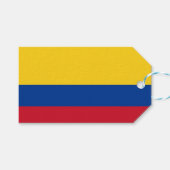 Cadeau Label met vlag van Colombia Cadeaulabel (Voorkant (Horizontaal))