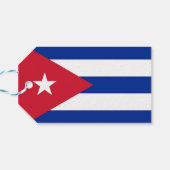 Cadeau Label met vlag van Cuba Cadeaulabel (Achterkant Horizontaal)