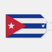 Cadeau Label met vlag van Cuba Cadeaulabel (Voorkant (Horizontaal))