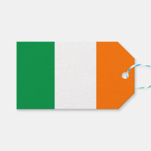 Cadeau Label met vlag van Ierland Cadeaulabel