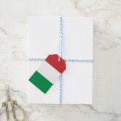 Cadeau Label met vlag van Italië Cadeaulabel (Met Touw)
