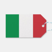 Cadeau Label met vlag van Italië Cadeaulabel (Voorkant (Horizontaal))