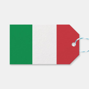 Cadeau Label met vlag van Italië Cadeaulabel