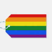 Cadeau Label met vlag van LGBT Cadeaulabel (Achterkant Horizontaal)