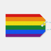Cadeau Label met vlag van LGBT Cadeaulabel (Voorkant (Horizontaal))