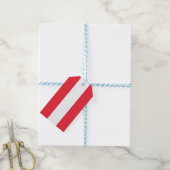 Cadeau Label met vlag van Oostenrijk Cadeaulabel (Met Touw)