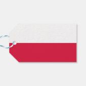 Cadeau Label met vlag van Polen Cadeaulabel (Achterkant Horizontaal)