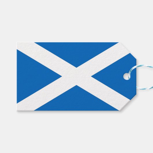 Cadeau Label met vlag van Schotland, Verenigd Koni Cadeaulabel (Voorkant (Horizontaal))