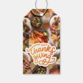 Cadeau Label - november - Happy Thanksgiving Cadeaulabel (Voorkant)