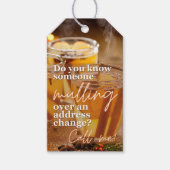 Cadeau Label - November - Mulling over adreswijzig Cadeaulabel (Voorkant)