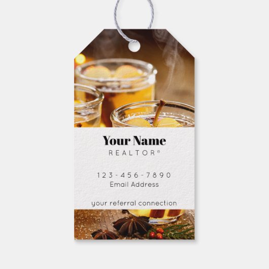 Cadeau Label - November - Mulling over adreswijzig Cadeaulabel (Achterkant)