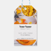 Cadeau Label - Oktober - Schep op uw verwijzingen Cadeaulabel (Achterkant)