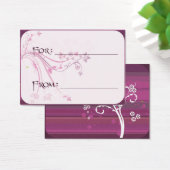 Cadeau Label - Plum Scrolls Visitekaartjes (Bureau)