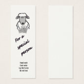 Cadeau label - Speciaal persoon (2) Mini Visitekaartjes (Voorkant /achterkant)