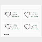 Cadeau Label Sticker CustomText Stickers (Vel)