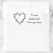 Cadeau Label Sticker CustomText Stickers (Tas)