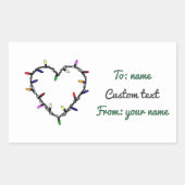 Cadeau Label Sticker CustomText Stickers (Voorkant)