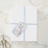 Cadeau Label voor een baby shower met eenhoorn. Cadeaulabel (Met Touw)